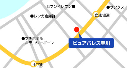 ピュアパレス豊川 地図